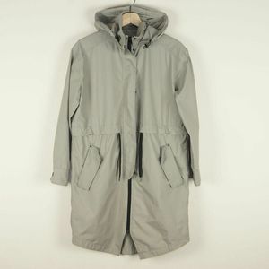 Everlane City Anorak Stone Grey Rain Jacket Sz XS